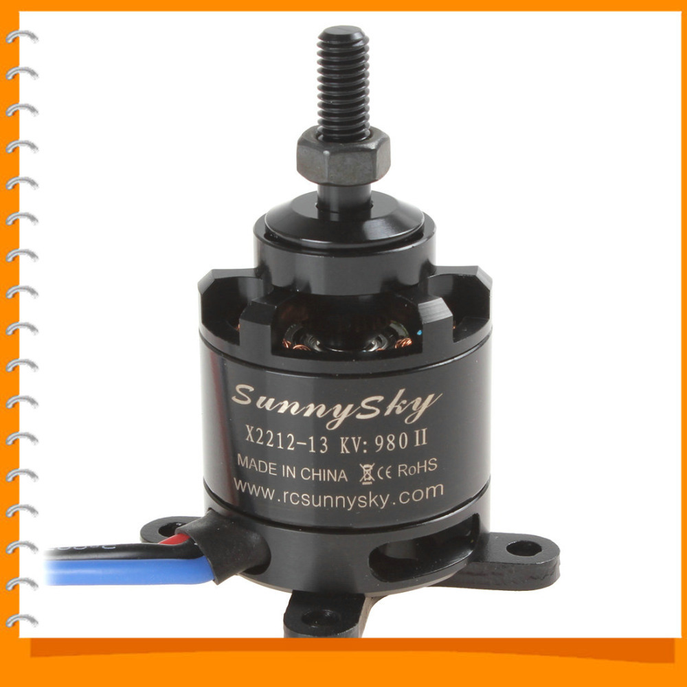 sunnysky x2212-13 980kv outrunner brushless motor for rc multi-rotor quadcopter airplane helicopter 9050