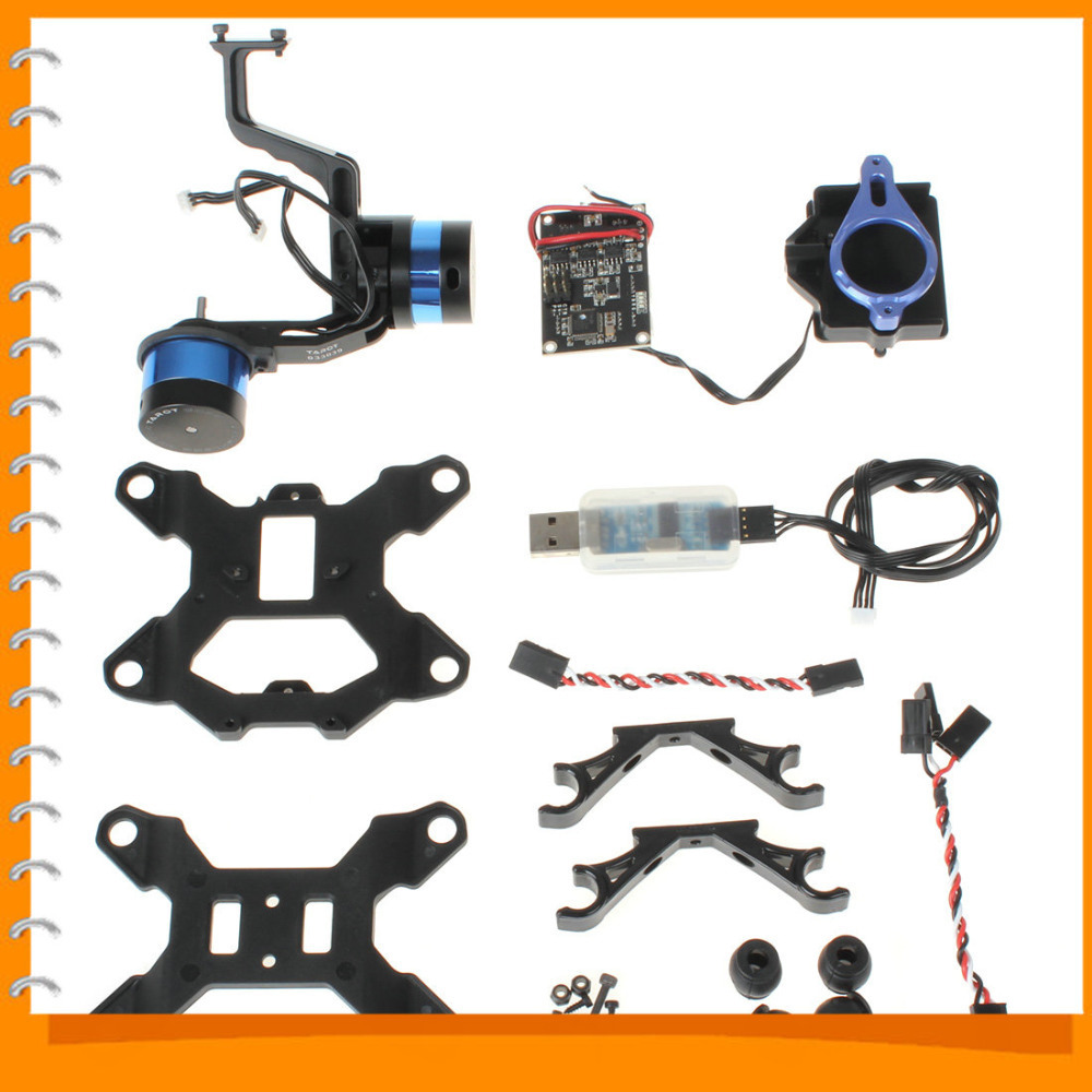 tarot 2-axis diy brushless ptz gimbal mount with gyro tl68a00 for gopro hero 3 camera fpv dji quadcopter tarot 2-axis diy brushless ptz gimbal mount with gyro tl68a00 for gopro hero 3 camera fpv dji quadcopter