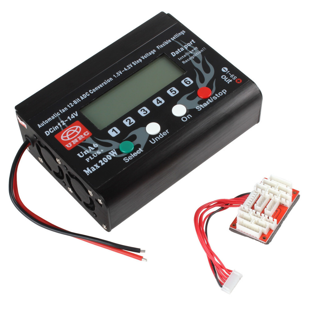 upgrade un-a6 plus una6 (1s-6s) lipo battery charger pro 8a balance charger discharger lithium battery charger