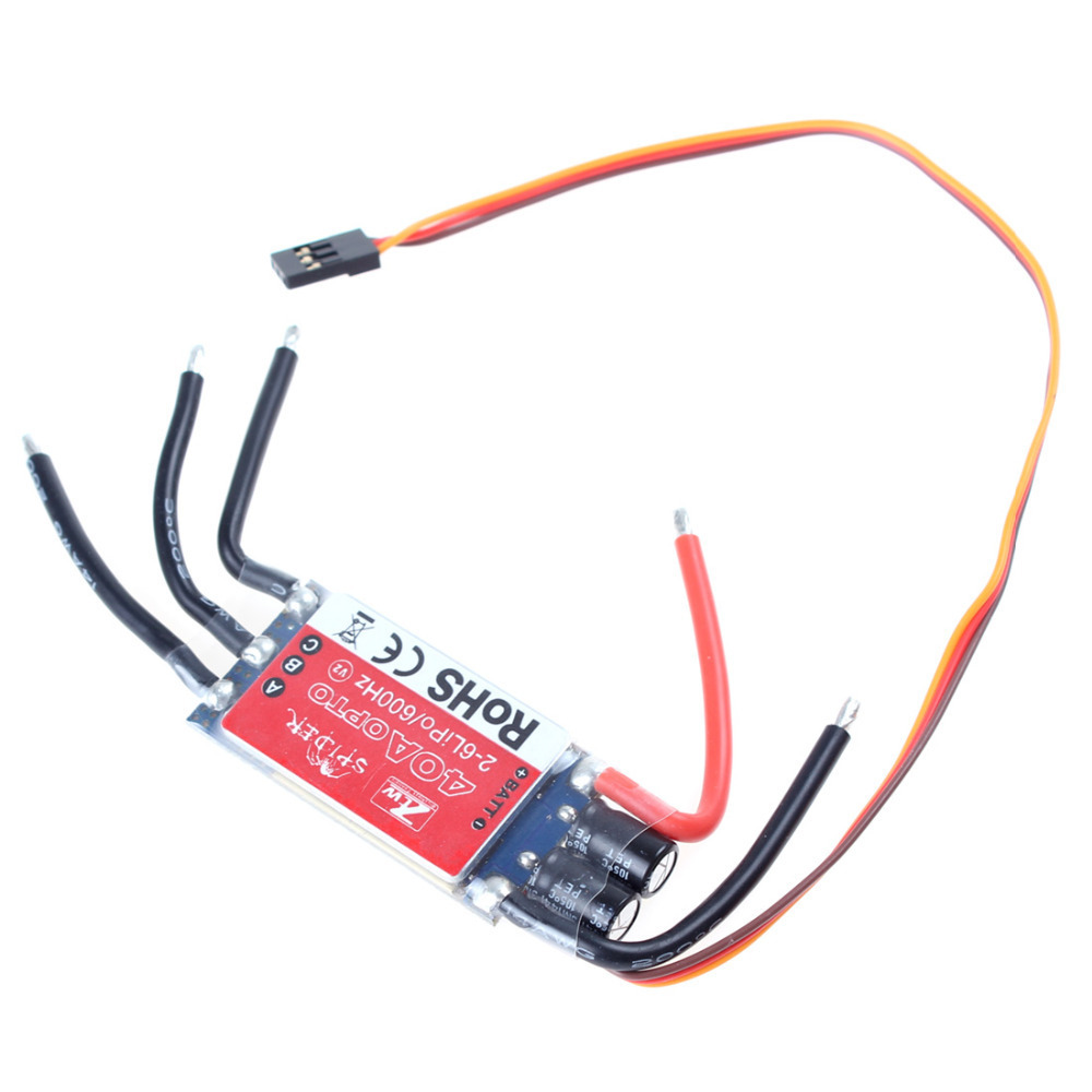 ztw spider series 2-6s 40a opto esc -simonk speed controller for rc dji naza apm multi-rotor aircraft copter