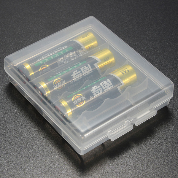 1pc best promotion newest hard plastic battery akku box storage case holder for aa rechargeable battery nimh 1.5v 1.2v