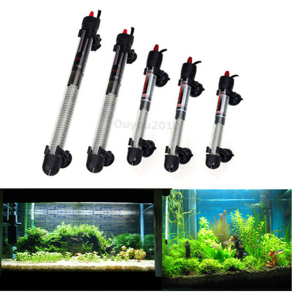 200w aquariums accessories durable submersible heater heating rod for aquarium glass fish tank temperature adjustable