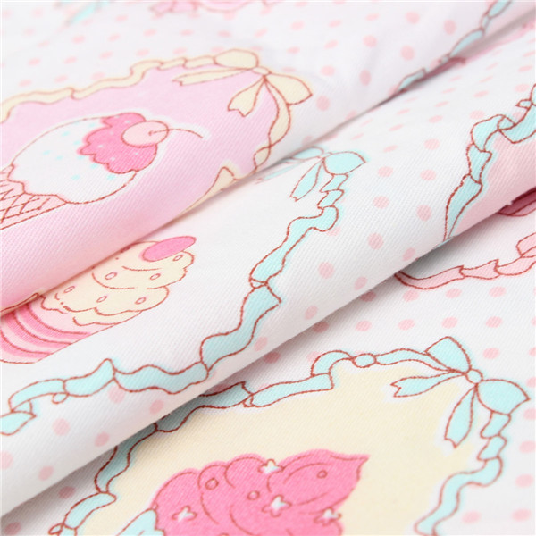 2015 1.5mx0.5m cartoon food series cotton fabric diy handmade patchwork cotton fabric home textile