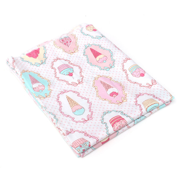 2015 1.5mx0.5m cartoon food series cotton fabric diy handmade patchwork cotton fabric home textile