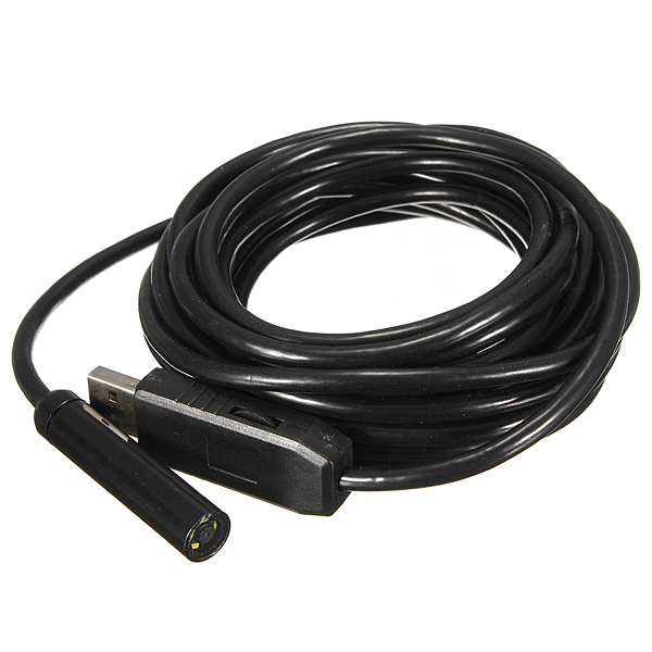2015 best promotion new stylish ajustable 5m usb waterproof endoscope borescope 10mm snake inspection video camera 4leds