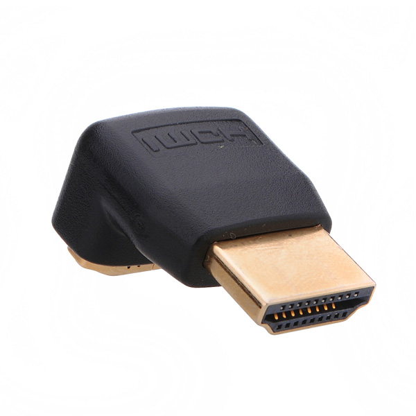 2015 new arrival best promotion 90 degree right angle hdmi a male to female coupler adapter connector