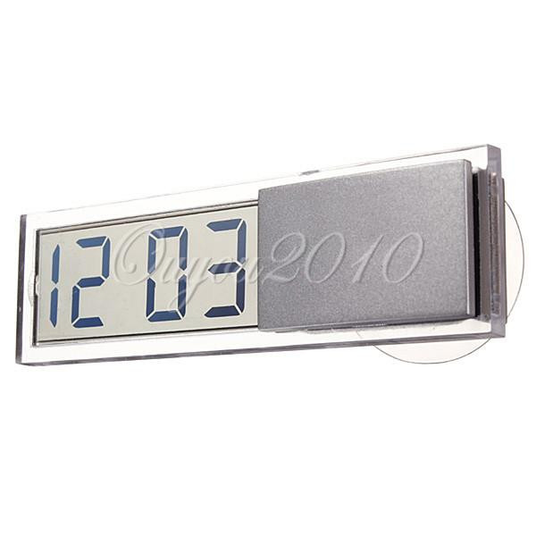 2015 new best promotion suction cup sticker auto car dashboard windscreen digital lcd display mini clock