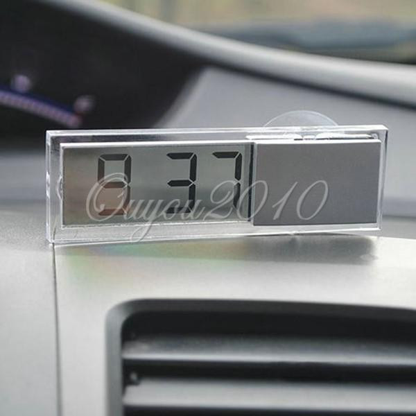 2015 new best promotion suction cup sticker auto car dashboard windscreen digital lcd display mini clock
