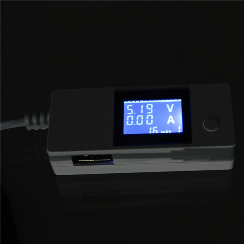 2015 new the new generation lcd dual usb mini voltage and current detector mobile power usb charger tester meter fast charging