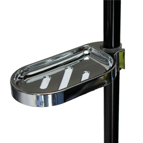 2015 plastic shower soap box holder pallet rod sliding abs chrome for 25mm sliding bar