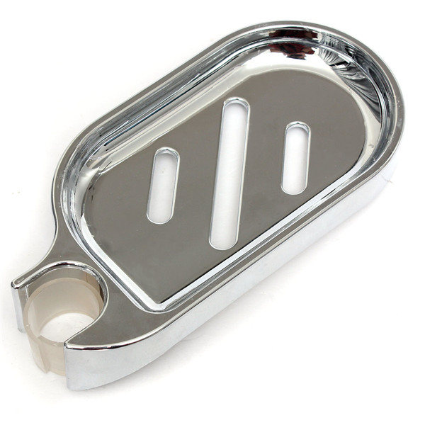 2015 plastic shower soap box holder pallet rod sliding abs chrome for 25mm sliding bar