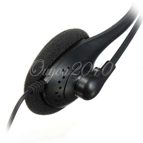 3.5mm jack wired black gaming headband single ear earphone headphone headset with mic volume control for playstation 4 for ps4