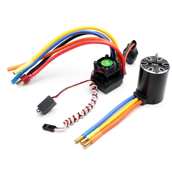 3100kv brushless sensorless motor + 45a esc 1/10 scale 3100kv brushless sensorless motor + 45a esc 1/10 scale