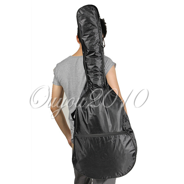 best promotion 41 electric acoustic guitar bass gig carry shoulder bag case strap waterproof 600d cloth bag