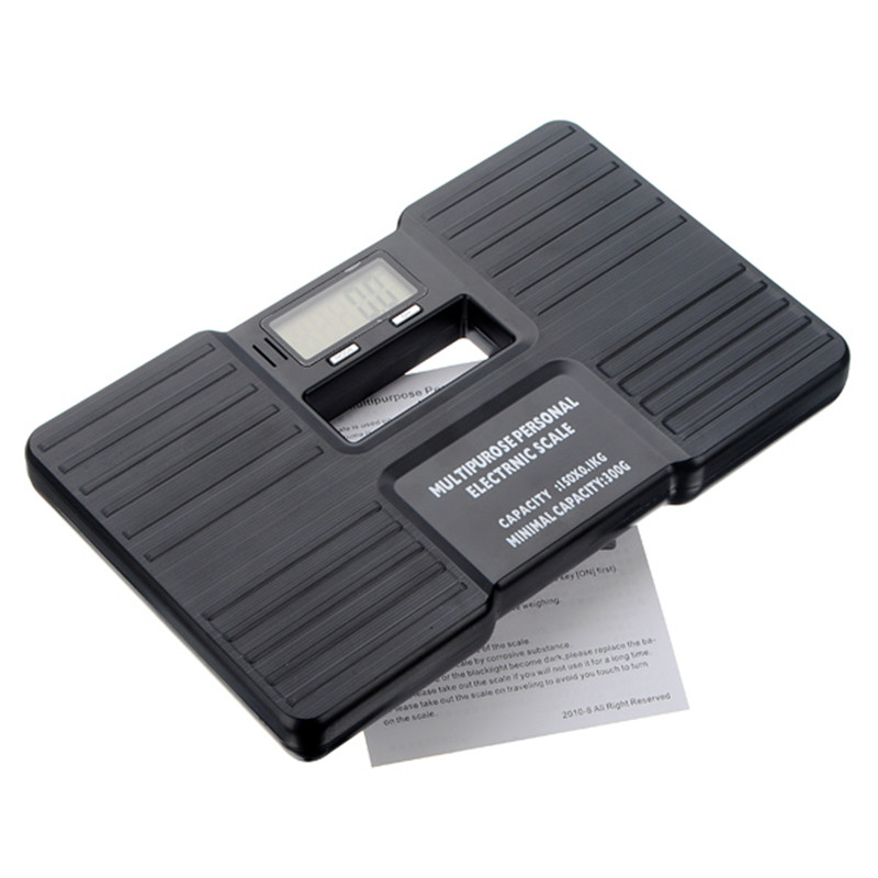 best promotion black digital electronic balance body health fitness weight household scale bathroom capacity for 150kg