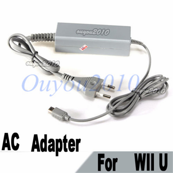 best promotion new eu uk us type plug wall ac adapter power charger for nintendo for wii u gamepad controller