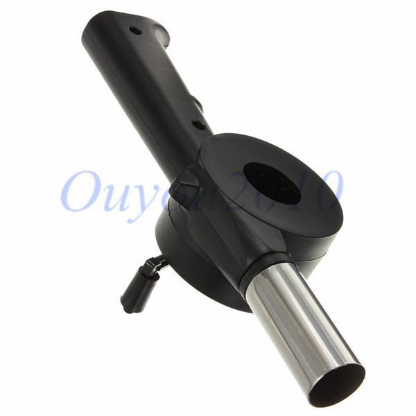 best promotion new outdoor cooking bbq fan air blower for barbecue fire bellows hand crank tool picnic camping bbq