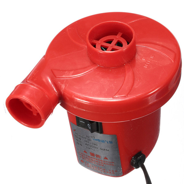 best promotion red electric air pump inflate deflate for air bed car boat compression mattress toy tool ac220 whole