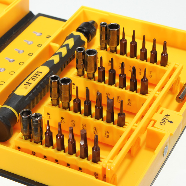 brand new screwdriver repair tools kit set 38 in 1 for mobile phone for samsung for iphone 4/5 laptop pc