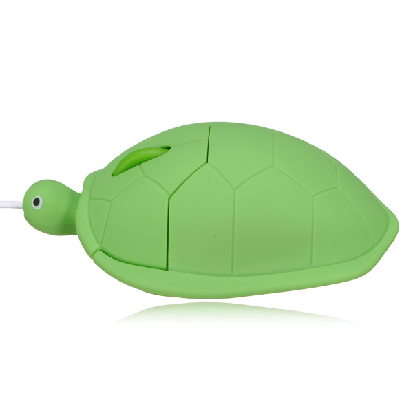 brand new usb 2.0 1000dpi 3d wired optical cute turtle mice mouse for pc laptop