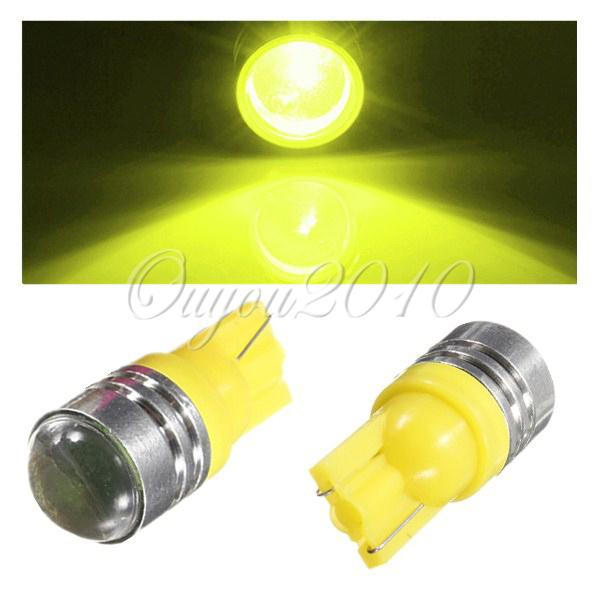 colorful high power t10 194 168 501 w5w 1.5w car auto side wedge tail turn parking light backup lamp bulb dc12v