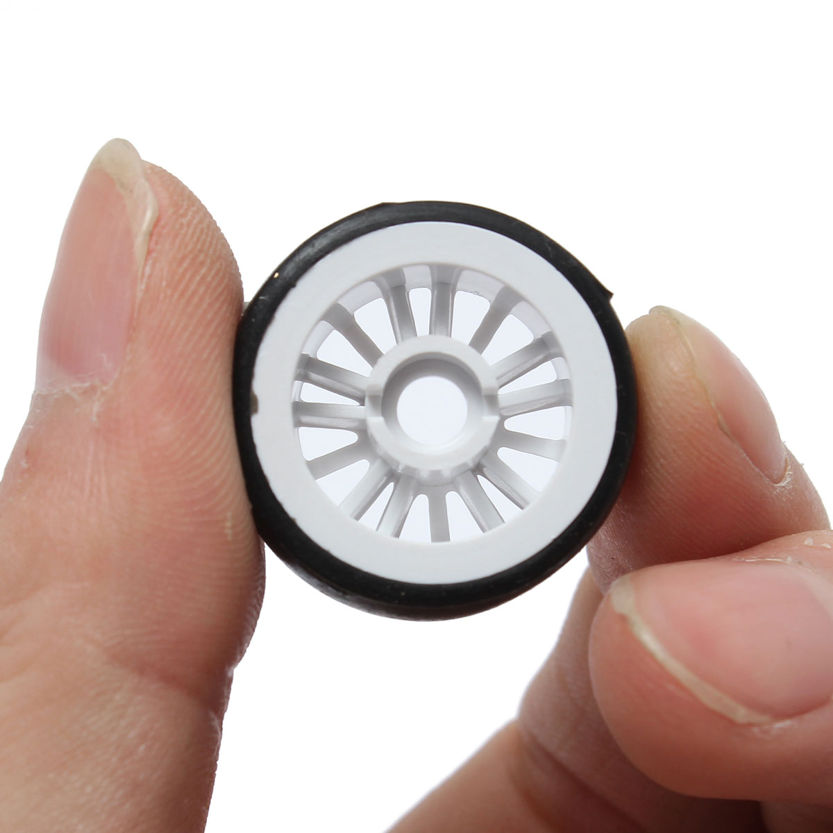 new 4pcs rc 1:28 remote control car genaral accessories parts soft wheel black