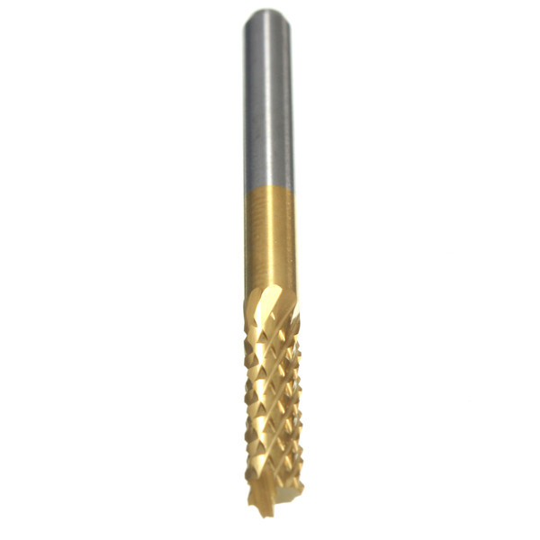 total length 38mm titanium coated 3.175mm carbide engraving bit cnc/pcb machine milling cutter