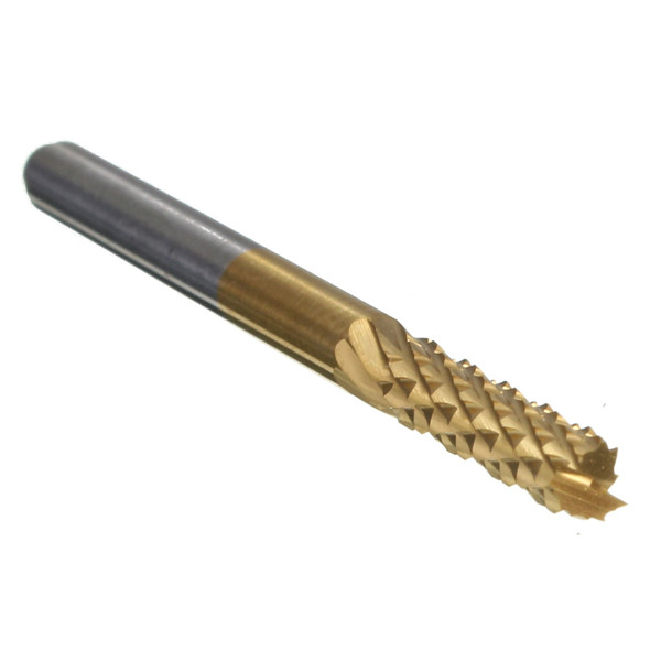 total length 38mm titanium coated 3.175mm carbide engraving bit cnc/pcb machine milling cutter