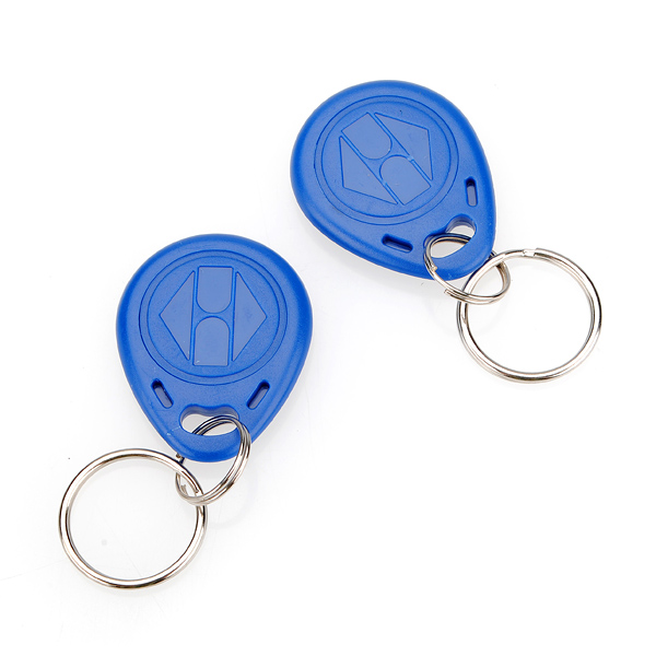 whole new 4pcs/lot proximity id token tag key fob 125khz rfid plastic water resist access control use