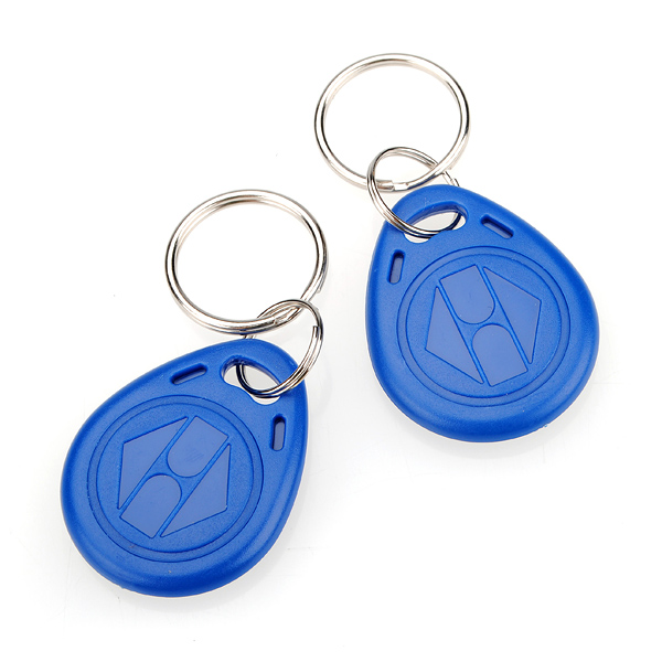 whole new 4pcs/lot proximity id token tag key fob 125khz rfid plastic water resist access control use