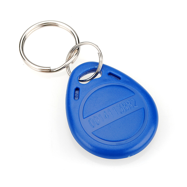whole new 4pcs/lot proximity id token tag key fob 125khz rfid plastic water resist access control use