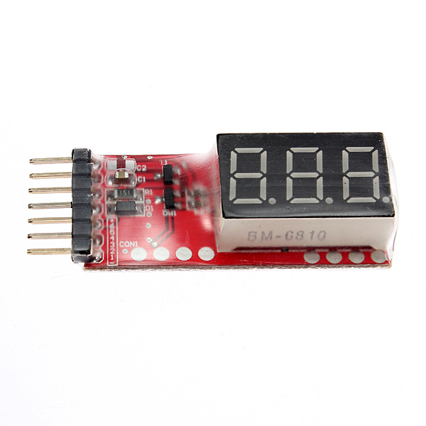 2015 selling 1pc 2-6s 7.4v-22.2v lipo battery voltage indicator for tester for rc helicopter voltage buzzer alarm
