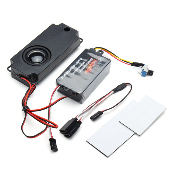 brand new rc car parts engine accelerator linkage sound set with one speaker