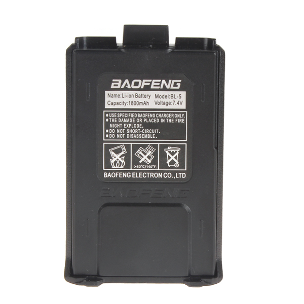 original baofeng uv-5r battery 1800mah 7.4v uv5r walkie talkie battery for uv-5ra uv-5r+ 5r-b c d bf-5re 5r-a+ d+ radio