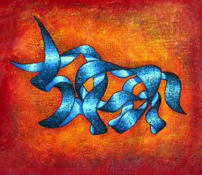 abstract cattle hand painted oil painting on canvas tds-cx426---50x60cm abstract cattle hand painted oil painting on canvas tds-cx426---50x60cm