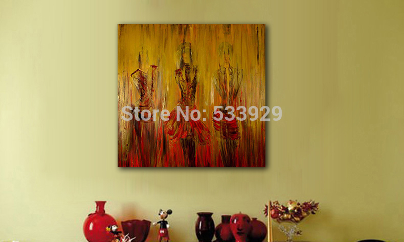 abstract figure hand painted oil painting on canvas tds-cx215---60x60cm