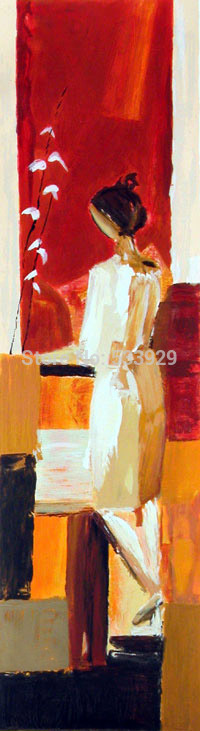 abstract figure hand painted oil painting on canvas tds-cx219---40x100cm abstract figure hand painted oil painting on canvas tds-cx219---40x100cm