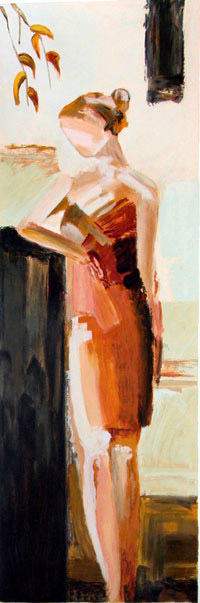 abstract figure hand painted oil painting on canvas tds-cx220---40x100cm abstract figure hand painted oil painting on canvas tds-cx220---40x100cm