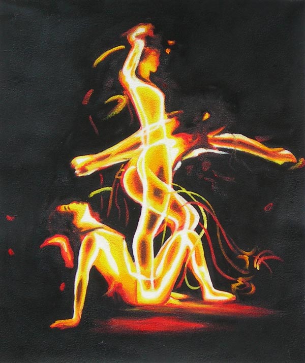 abstract figure hand painted oil painting on canvas tds-cx358---50x60cm abstract figure hand painted oil painting on canvas tds-cx358---50x60cm