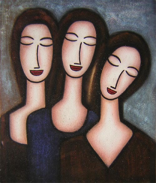 abstract figure hand painted oil painting on canvas tds-cx421---50x60cm abstract figure hand painted oil painting on canvas tds-cx421---50x60cm