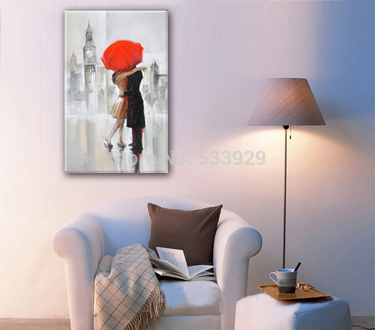 abstract figure paris lover hand painted oil painting on canvas tds-cx203---60x90cm abstract figure paris lover hand painted oil painting on canvas tds-cx203---60x90cm