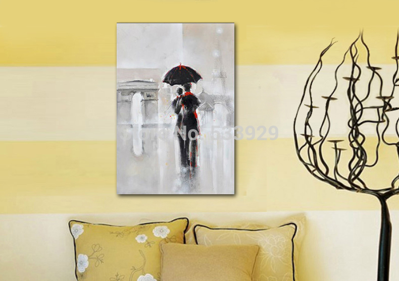 abstract figure paris lover hand painted oil painting on canvas tds-cx204---60x90cm abstract figure paris lover hand painted oil painting on canvas tds-cx204---60x90cm