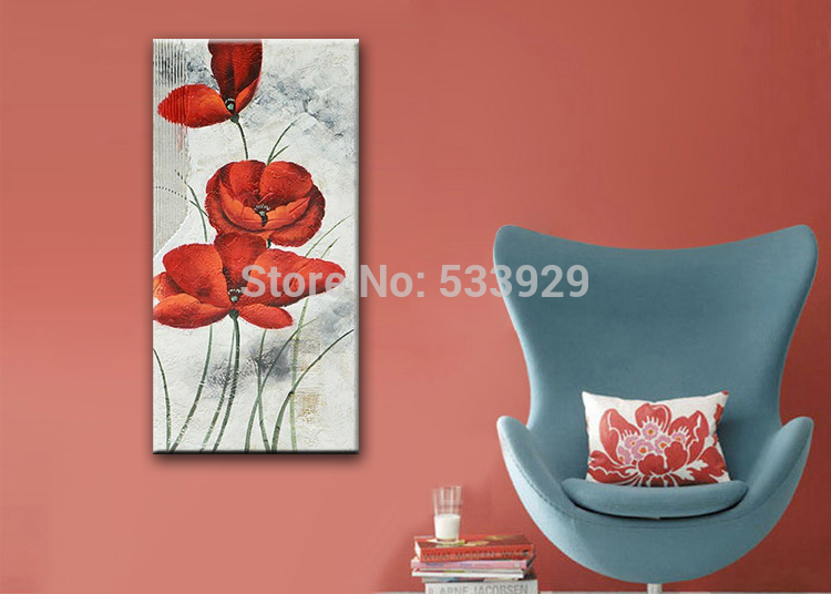 abstract flower hand painted oil painting on canvas tds-cx187---60x80cm
