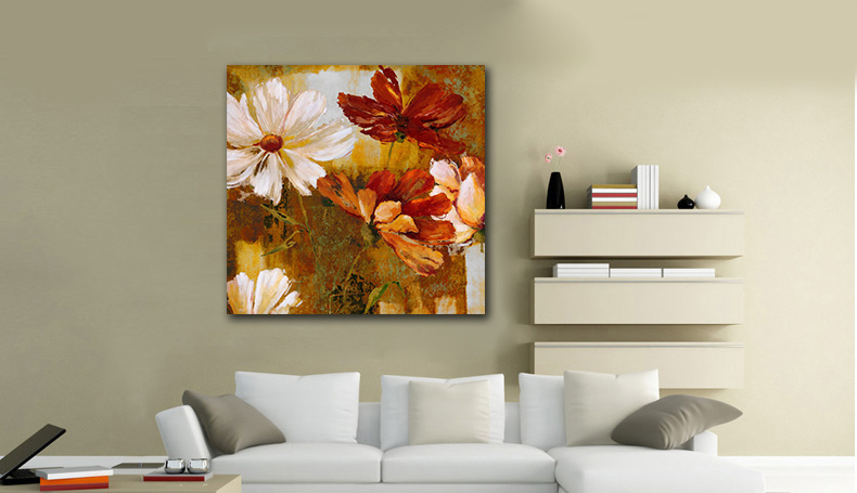 abstract flower hand painted oil painting on canvas tds-cx235---60x60cm abstract flower hand painted oil painting on canvas tds-cx235---60x60cm
