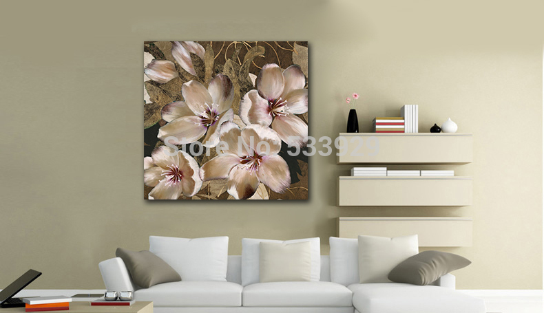 abstract flower hand painted oil painting on canvas tds-cx236---60x60cm