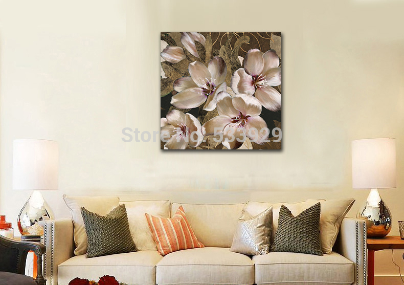 abstract flower hand painted oil painting on canvas tds-cx236---60x60cm