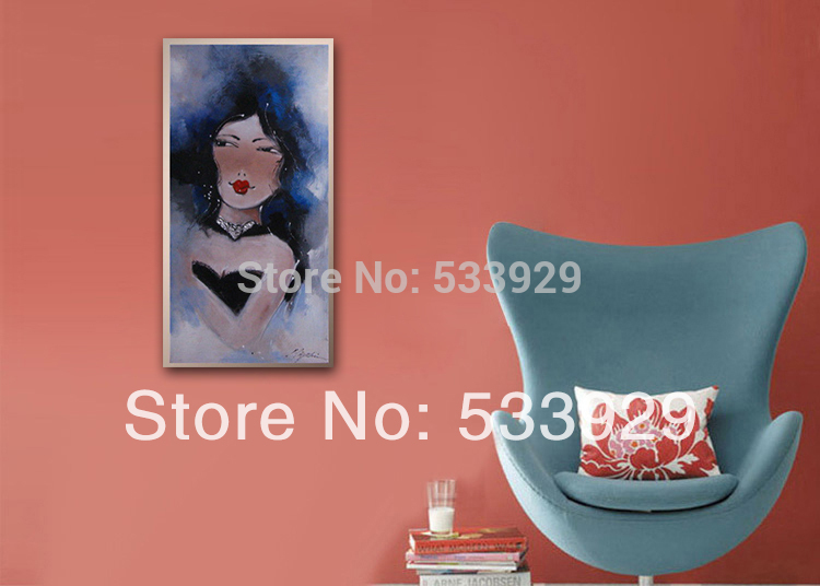 abstract hand painted oil painting on stretcher tds-cx108 24x48inch (60x120cm)