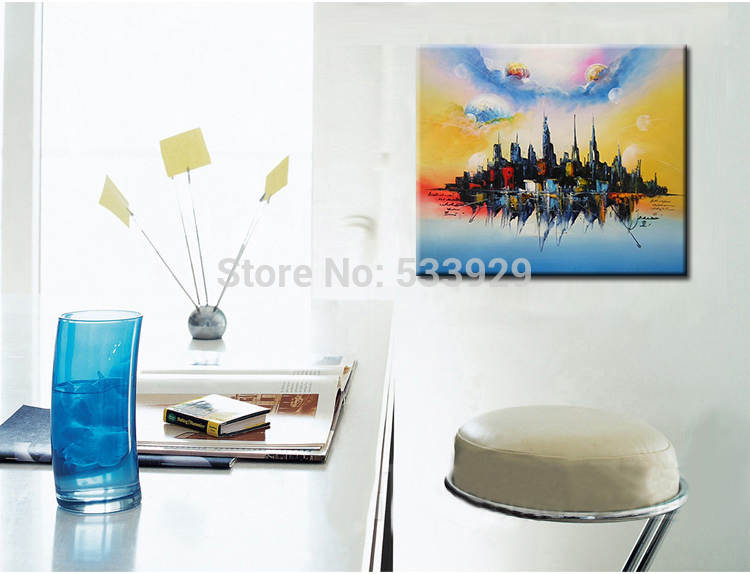 abstract landscape hand painted oil painting on canvas painting canvas wall art picture