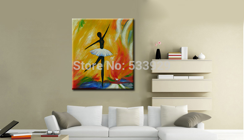 ballet dancer abstract oil painting hand painted oil painting on canvas home decorative art picture ballet dancer abstract oil painting hand painted oil painting on canvas home decorative art picture