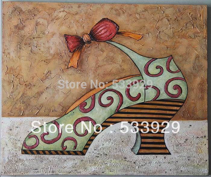 home decor abstract high heel hand painted oil painting on canvas for living room tds-cx004 home decor abstract high heel hand painted oil painting on canvas for living room tds-cx004